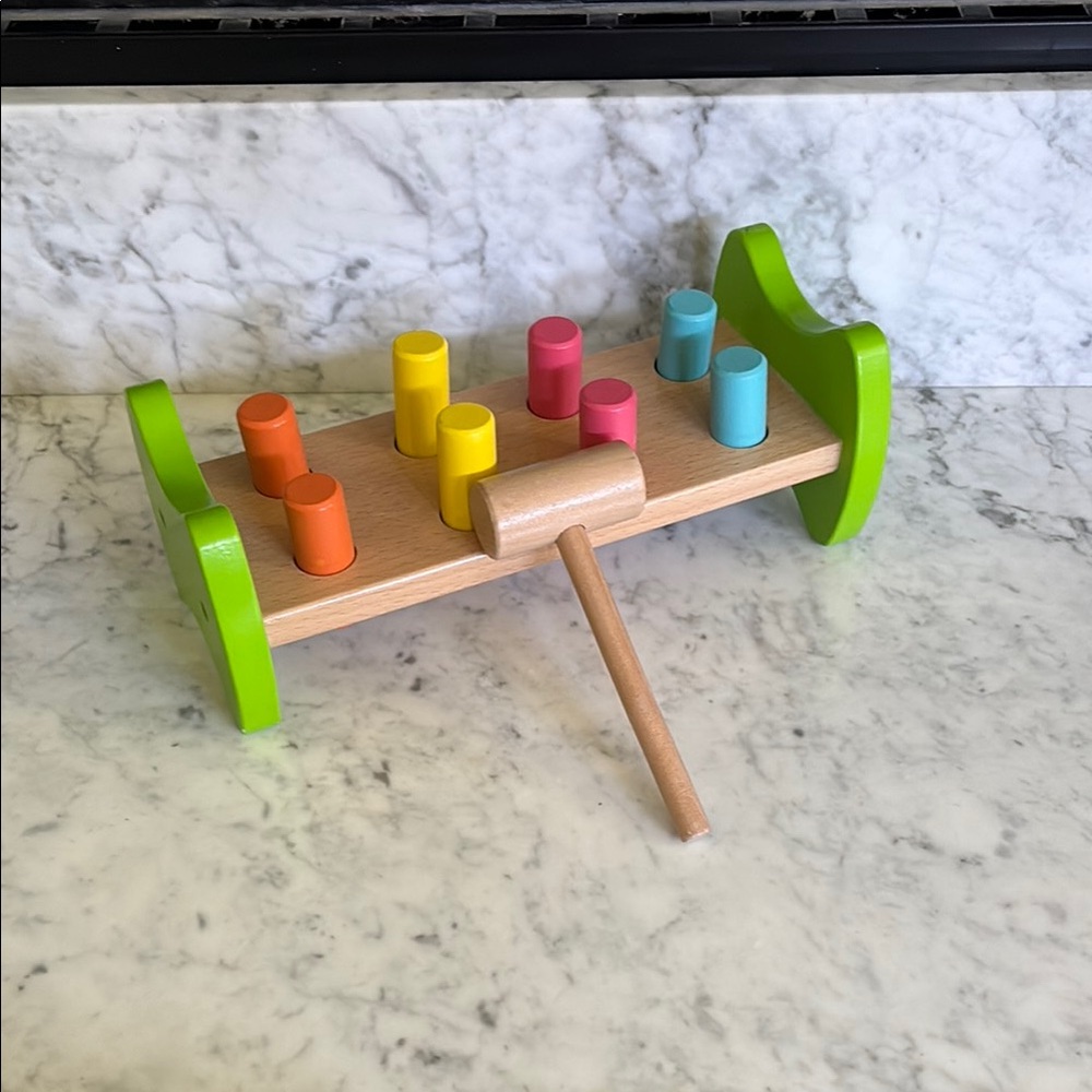 Bimi Boo Colorful Wooden Hammer Toy